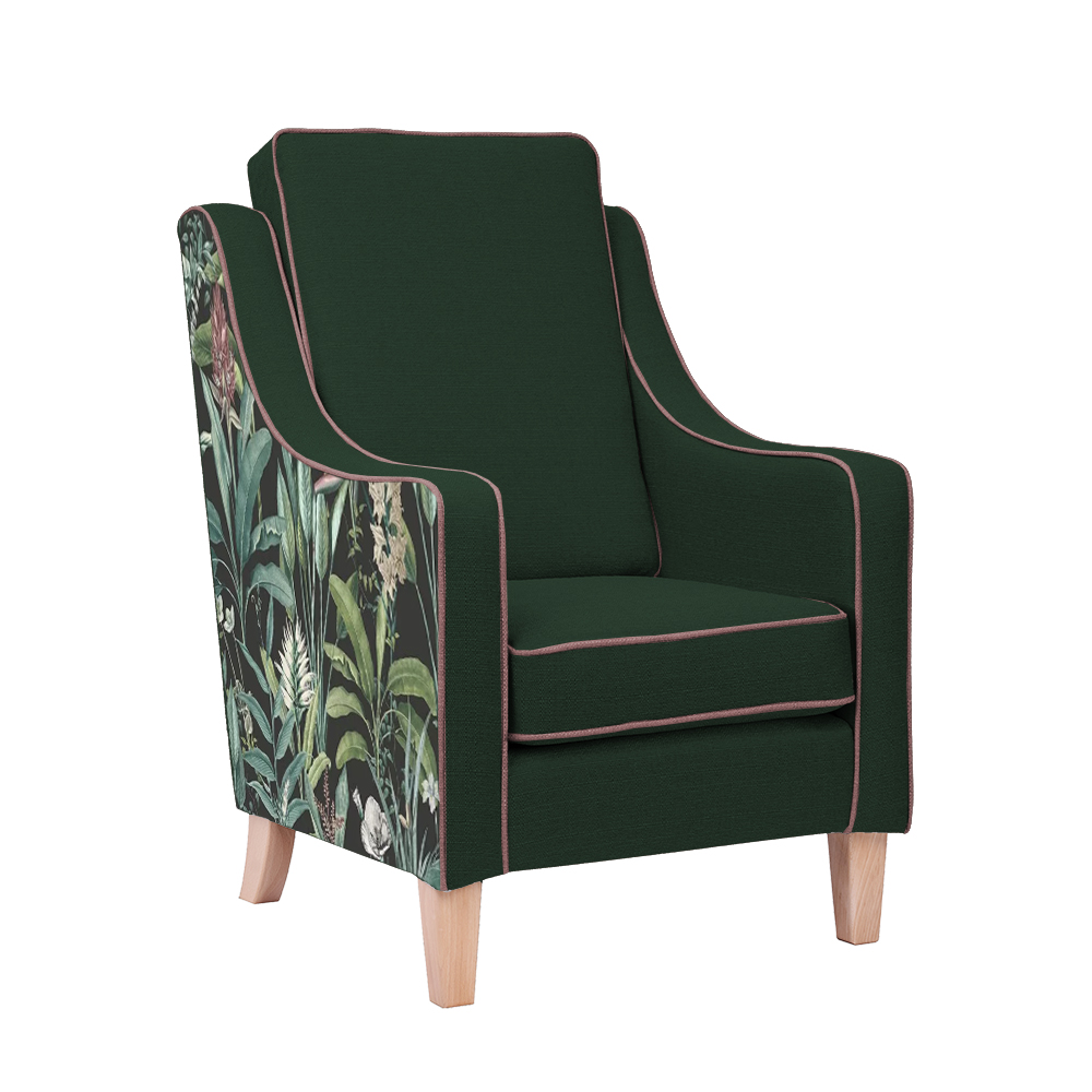 Burley High Cushion Back - Summer Green 3