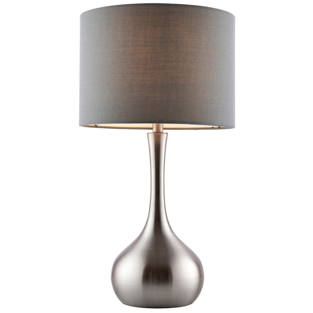 Satin Nickel Touch Table Lamp