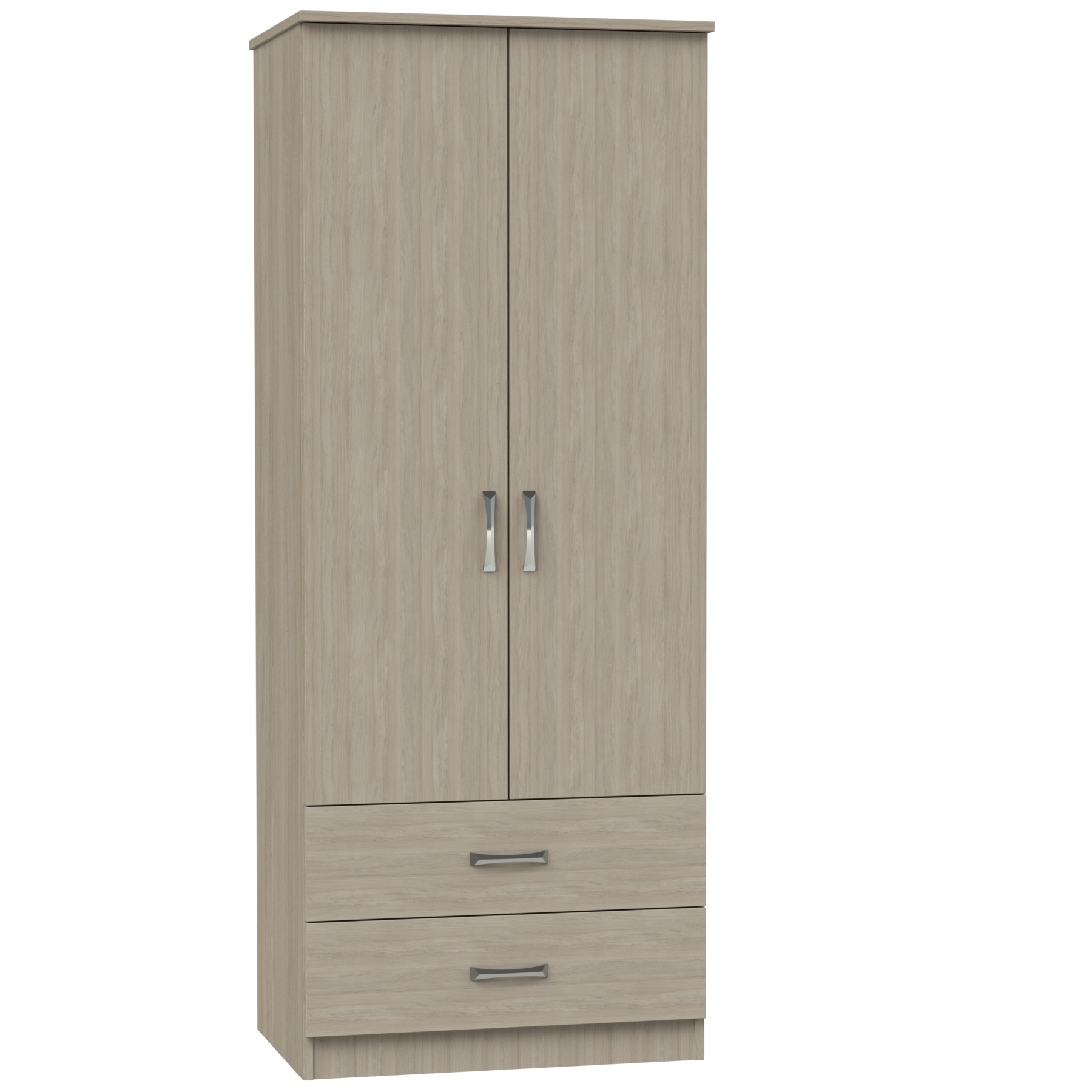2 Door 2 Drawer Wardrobe