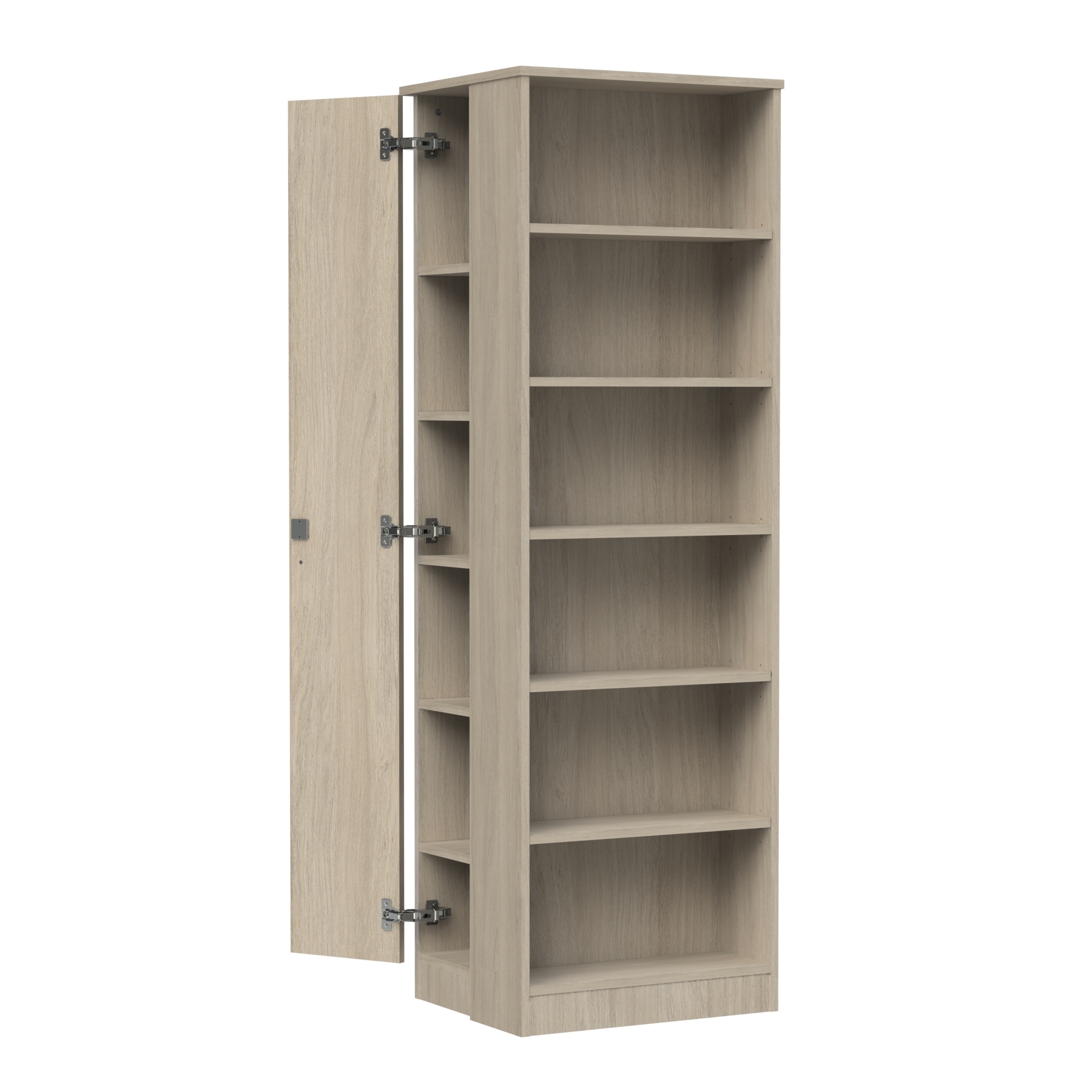 Large Bookcase with Hidden Cupboard