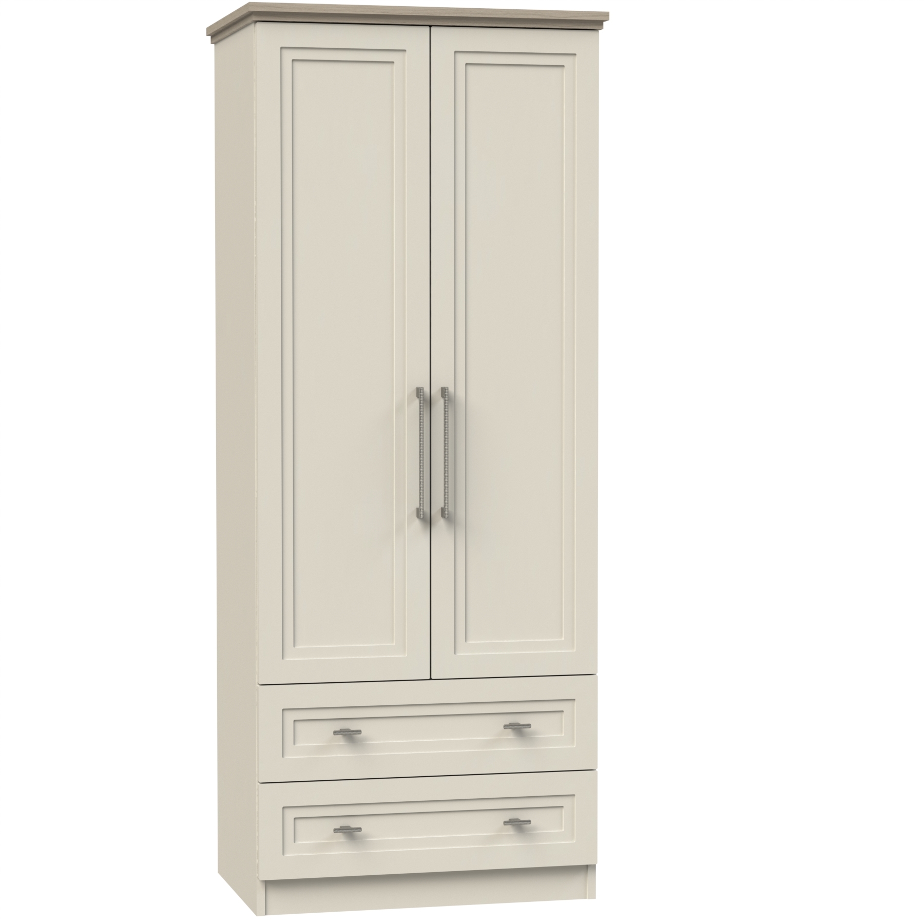 2 Door 2 Drawer Wardrobe