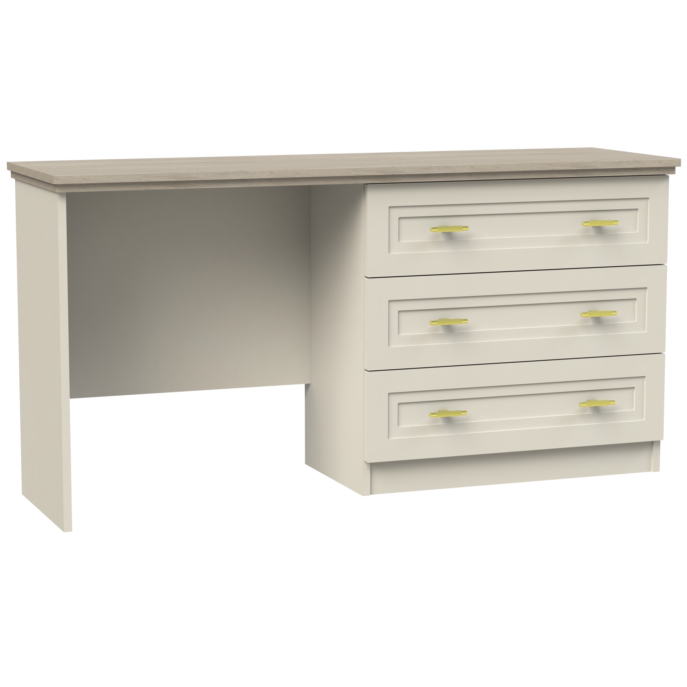 3 Drawer Wide Dressing Table