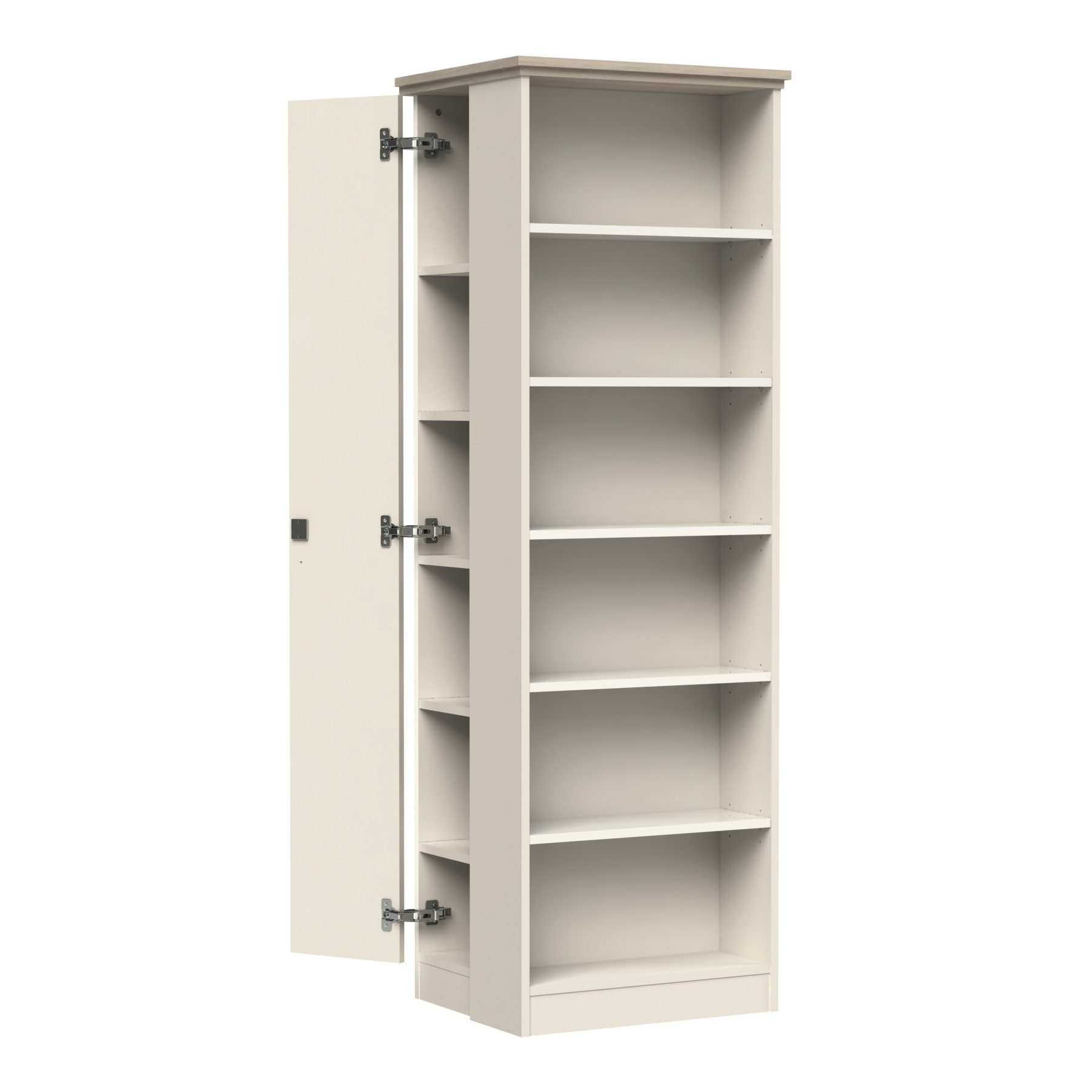 Large Bookcase with Hidden Cupboard