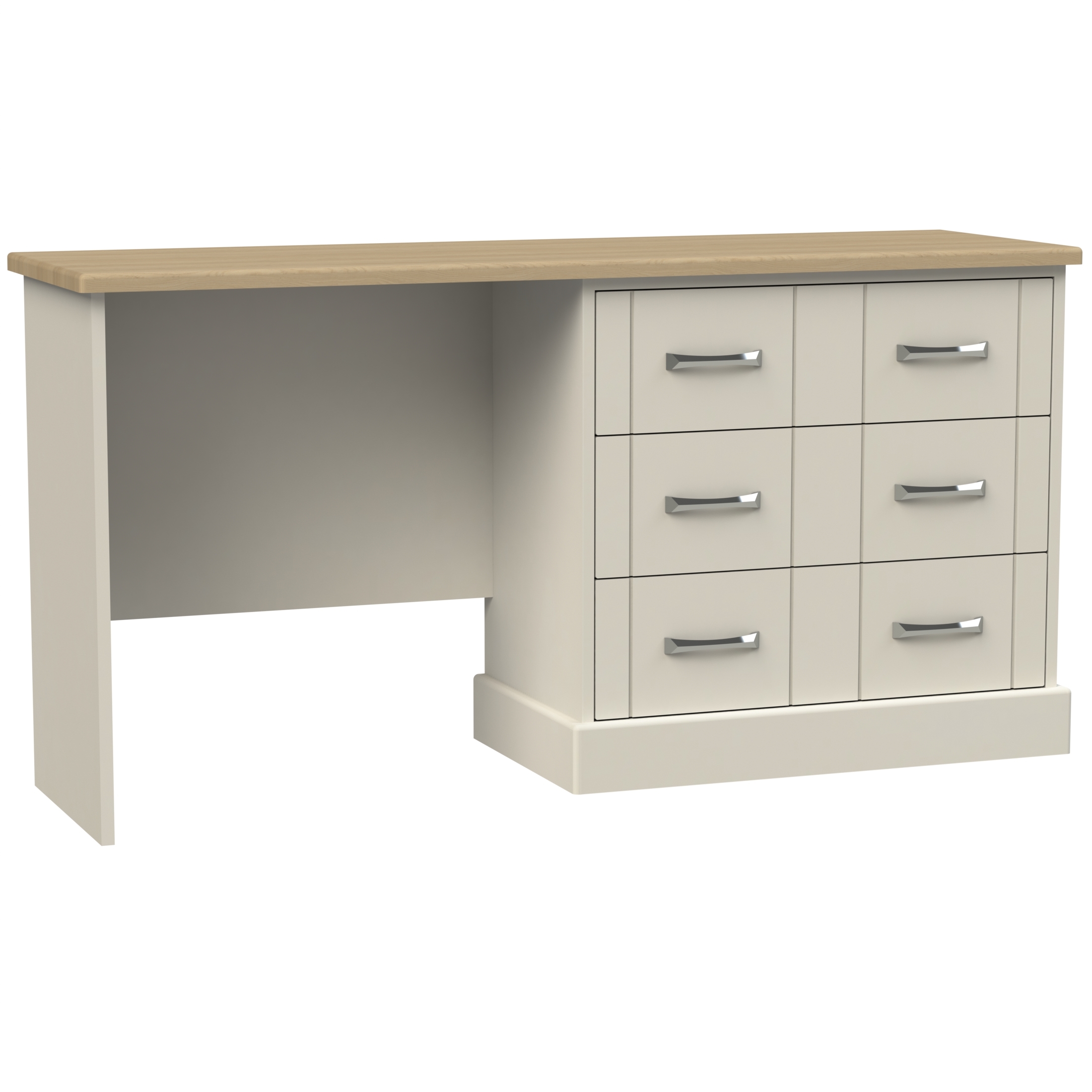 3 Drawer Wide Dressing Table