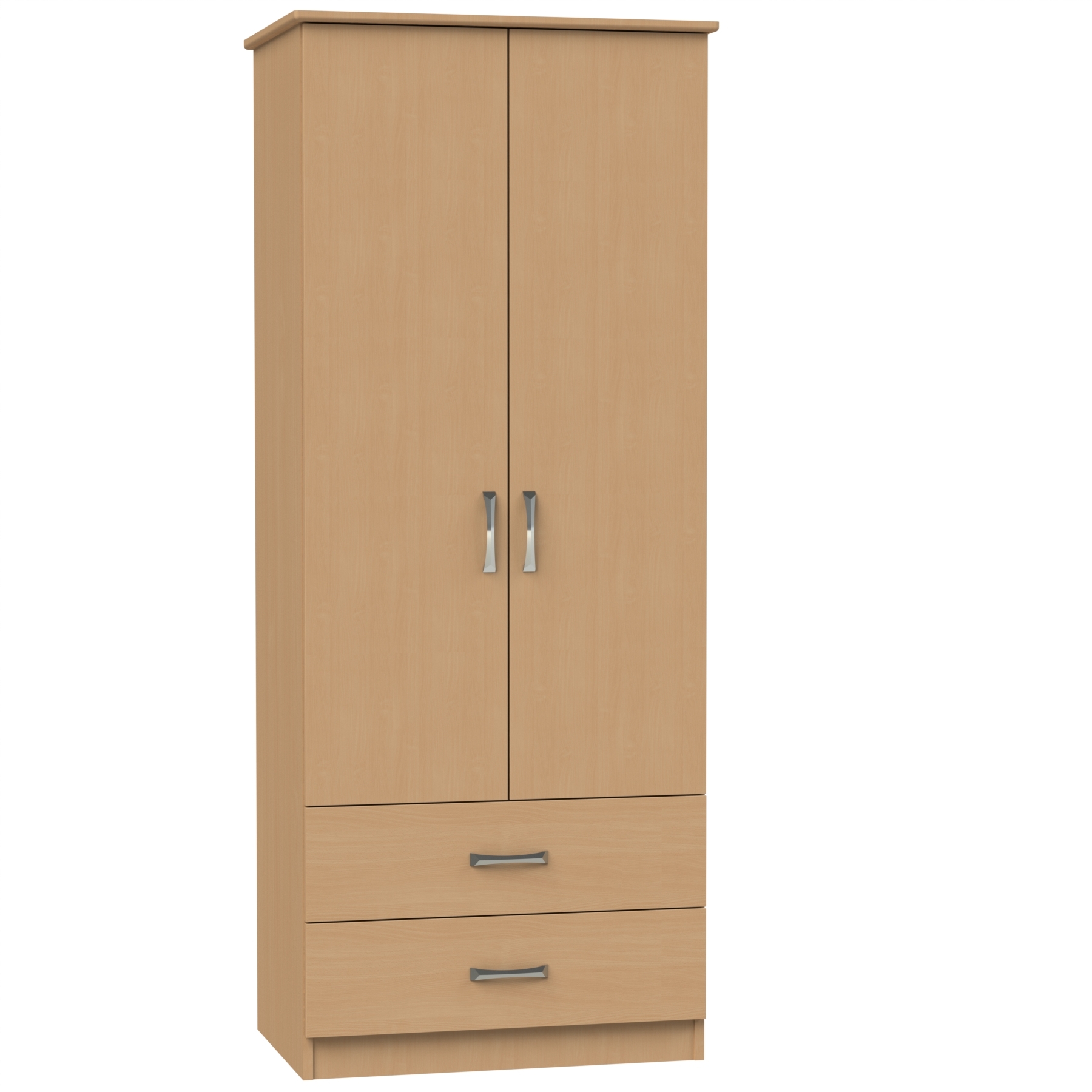 2 Door 2 Drawer Wardrobe