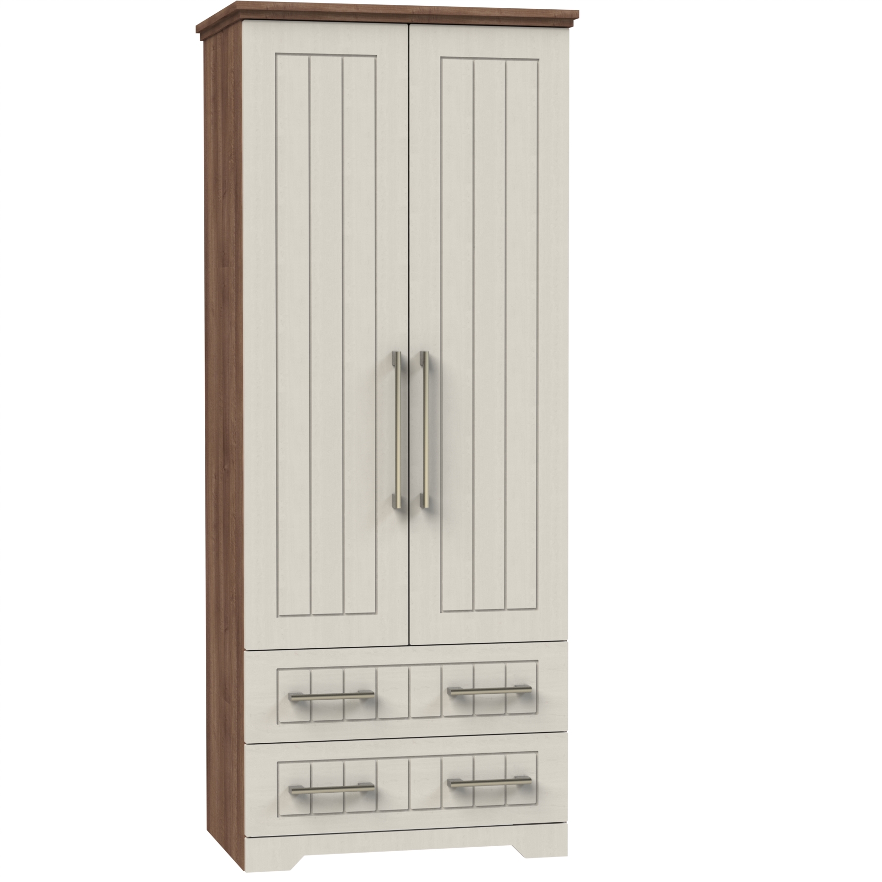 2 Door 2 Drawer Wardrobe