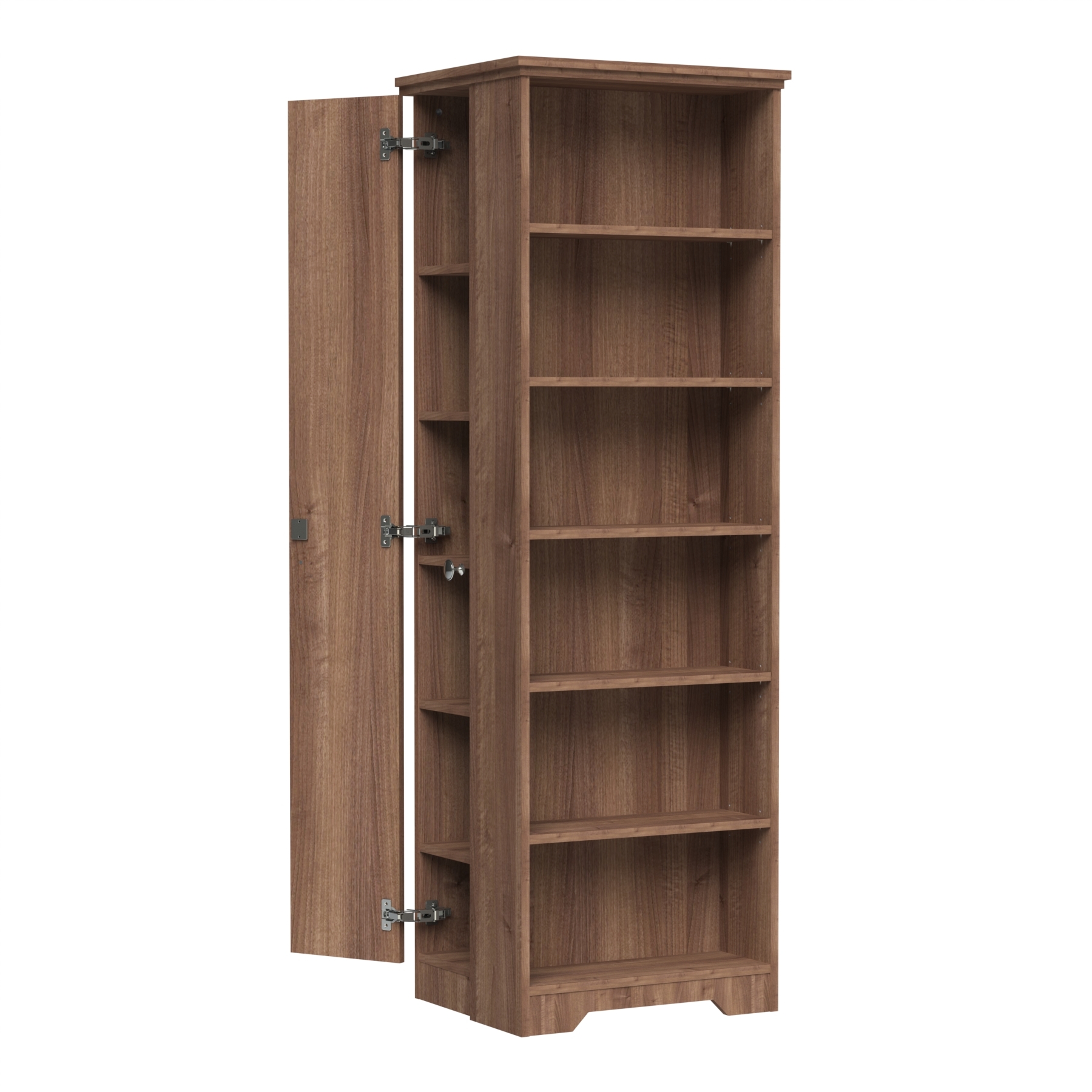Large Bookcase with Hidden Cupboard