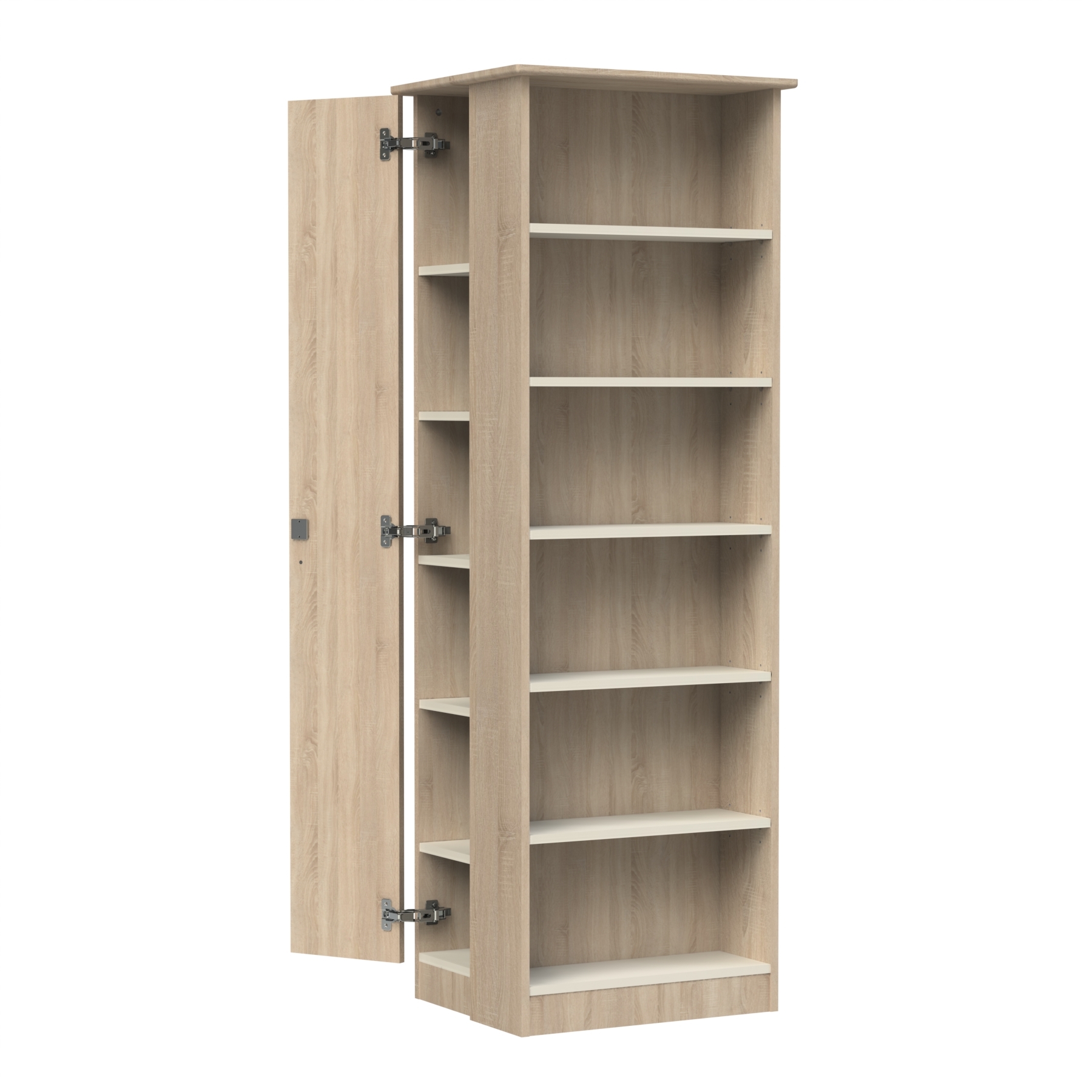 Large Bookcase with Hidden Cupboard