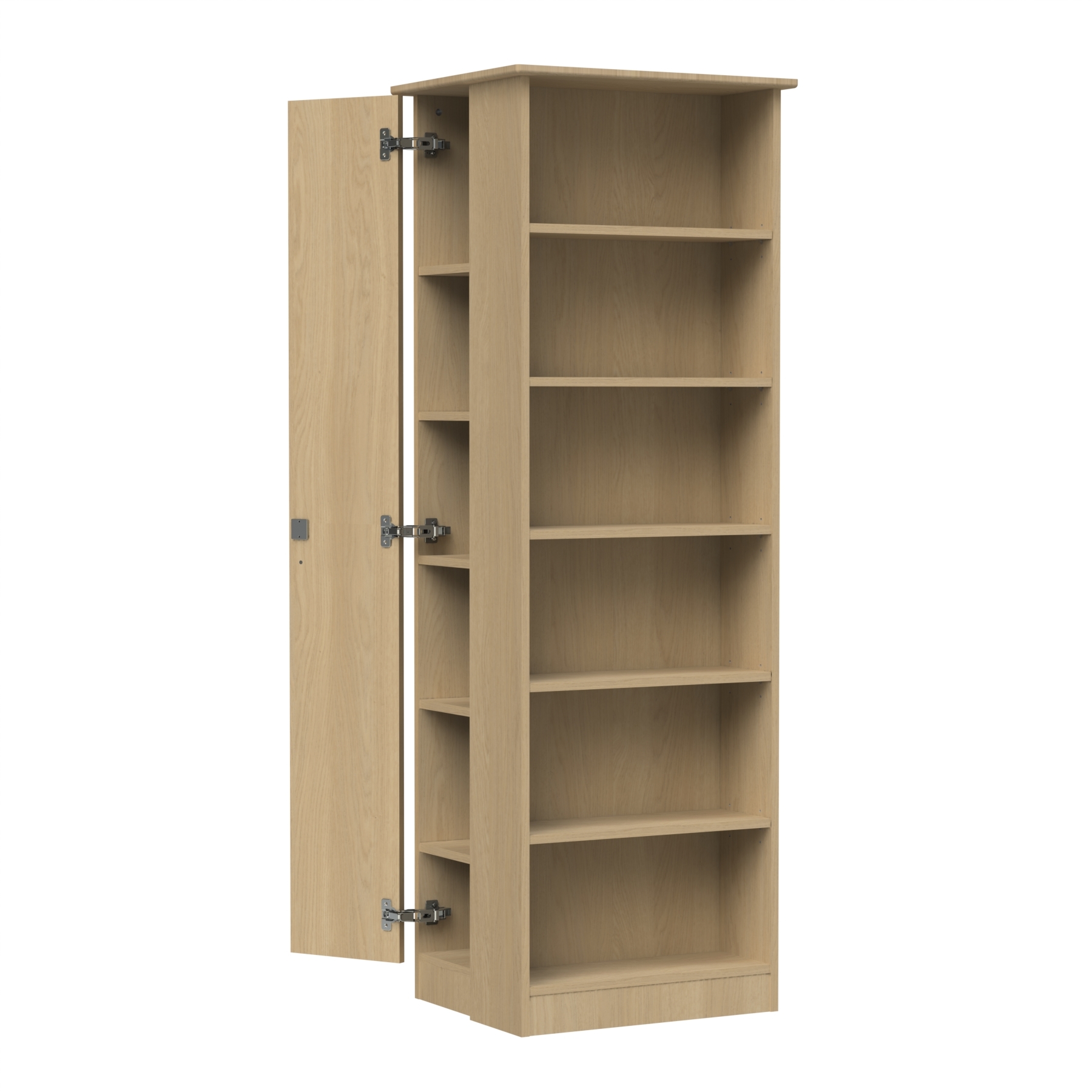 Large Bookcase with Hidden Cupboard