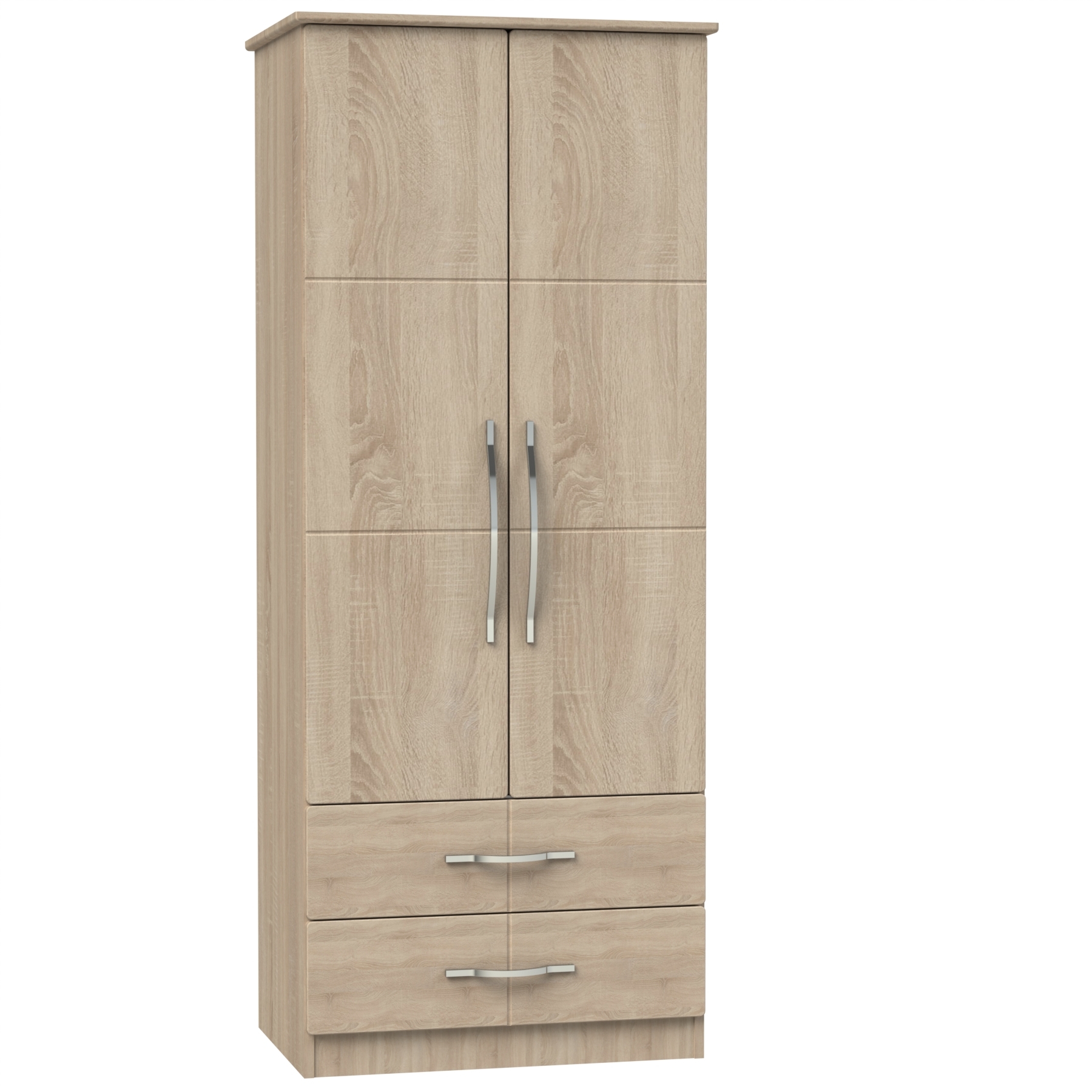 2 Door 2 Drawer Wardrobe