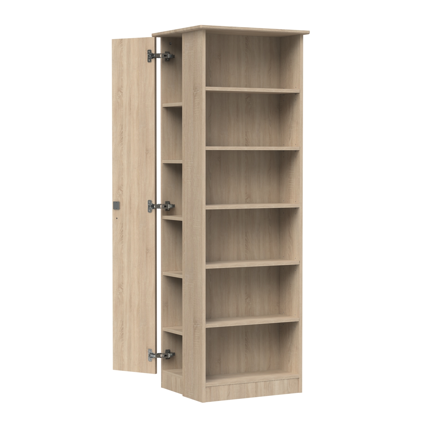 Large Bookcase with Hidden Cupboard