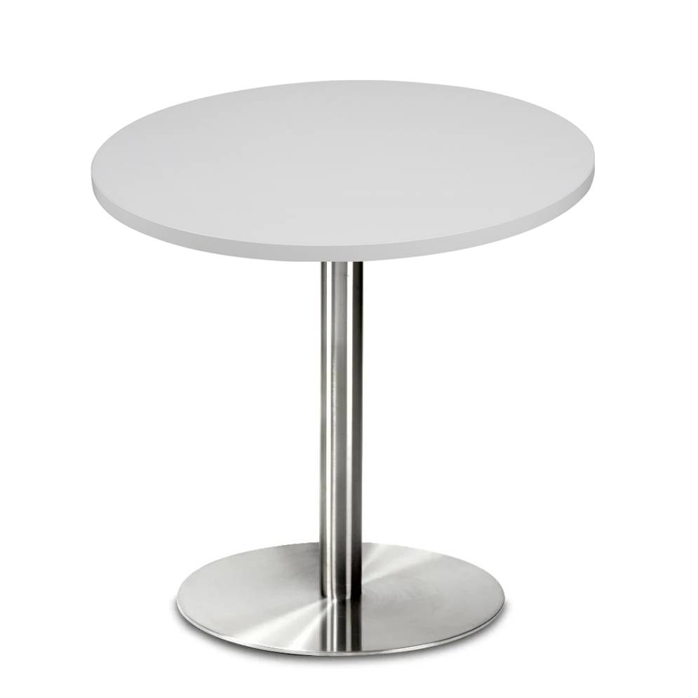 Stainless Steel Base Poseur Table