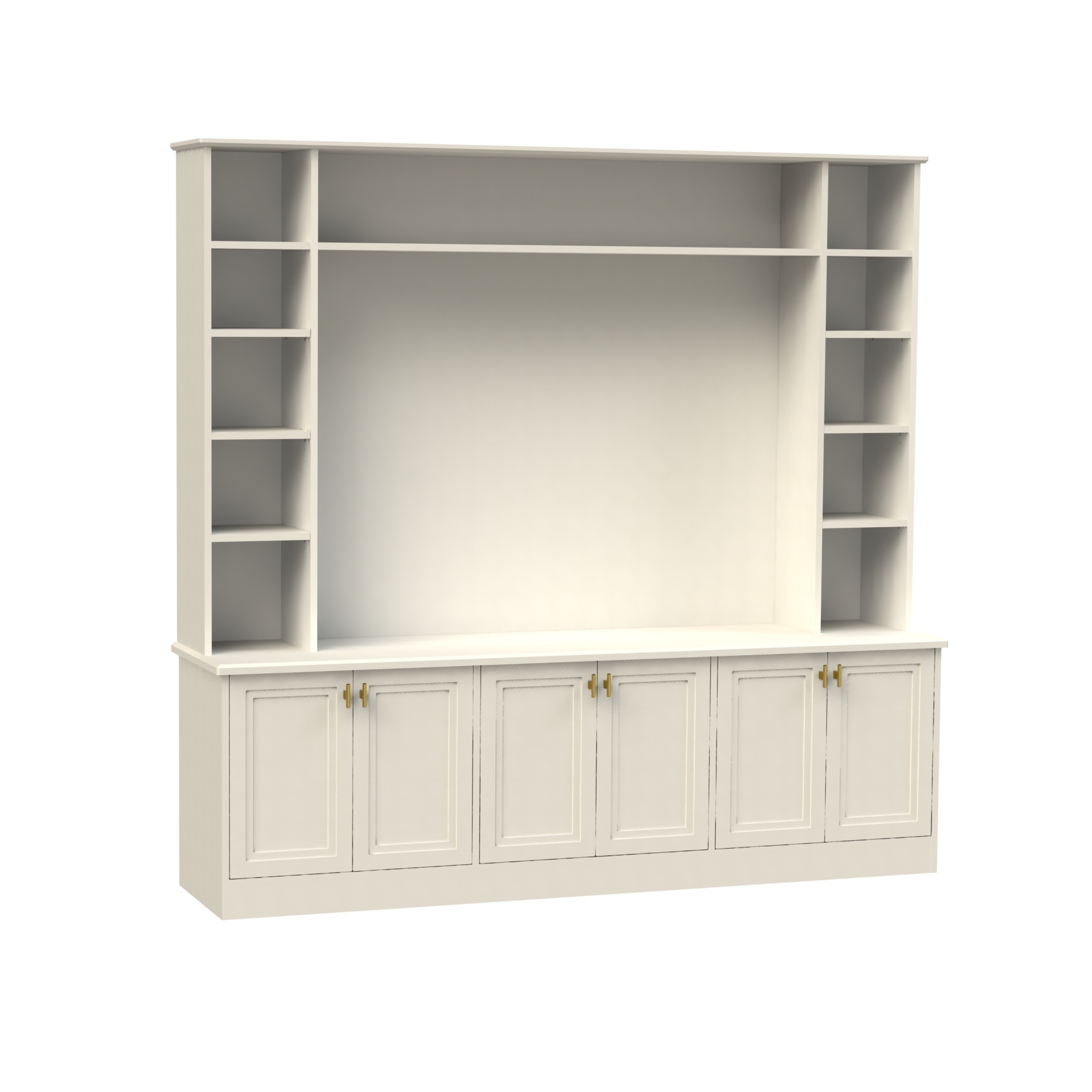 Caldey Large media unit (up to 60 inch) - Cashmere