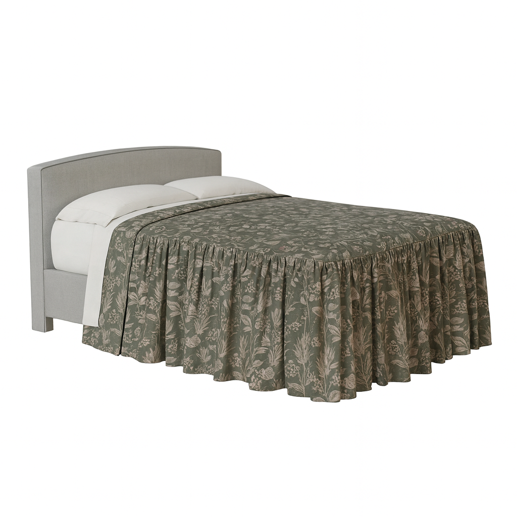 Fitted Bedspread – Gathered Sides