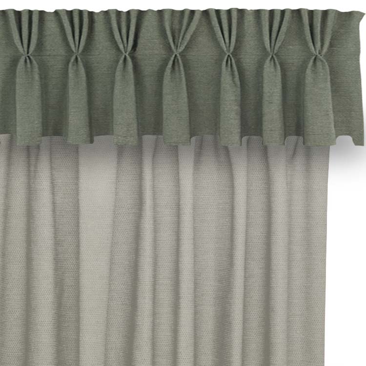 Triple Pinch Pleat Valance
