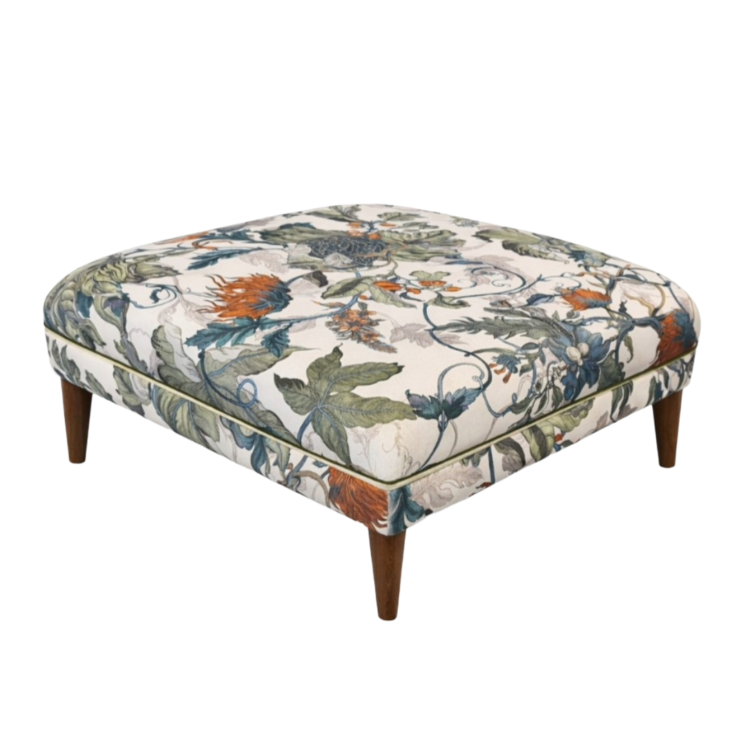 Square Ottoman Cone Legs