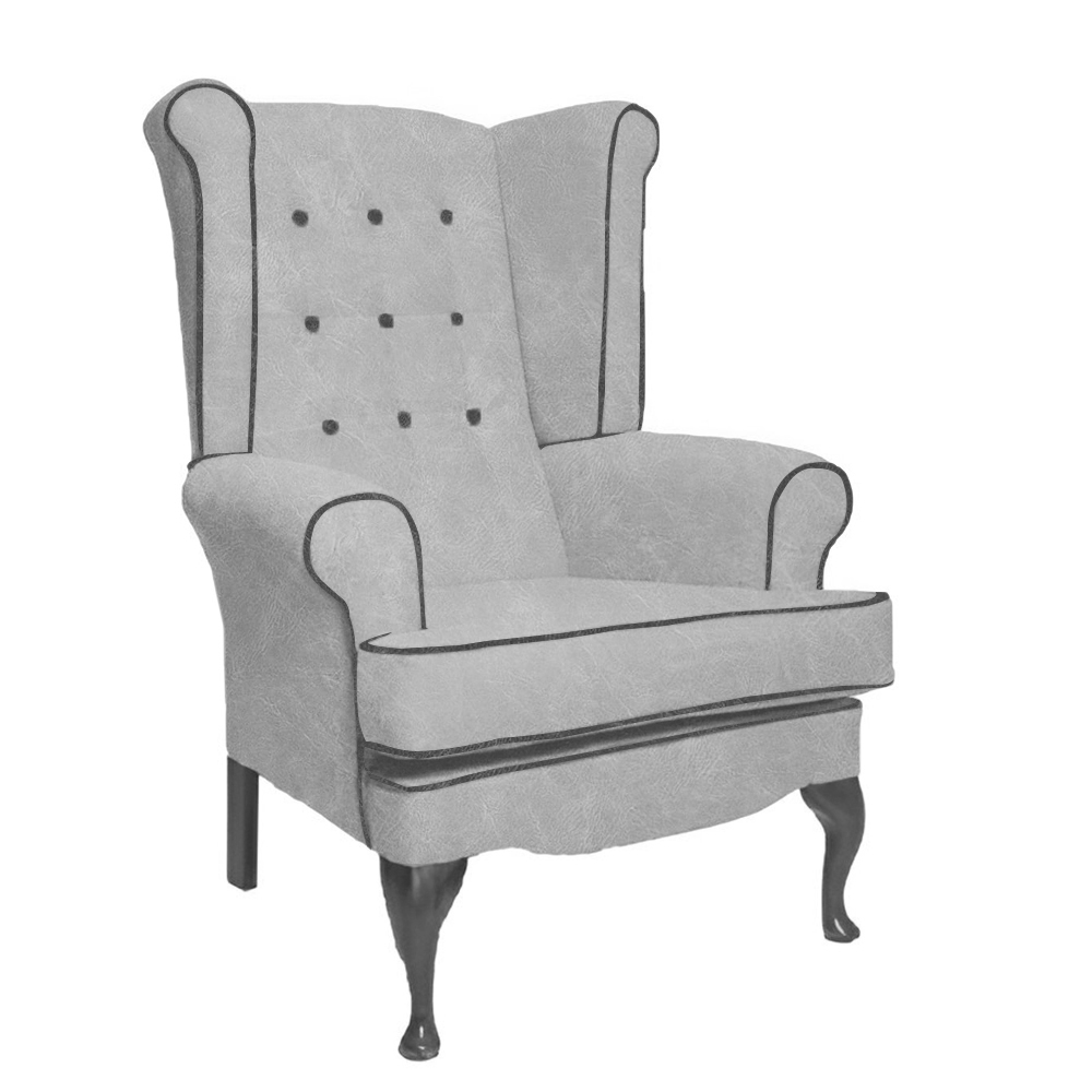High Back Armchair with wings