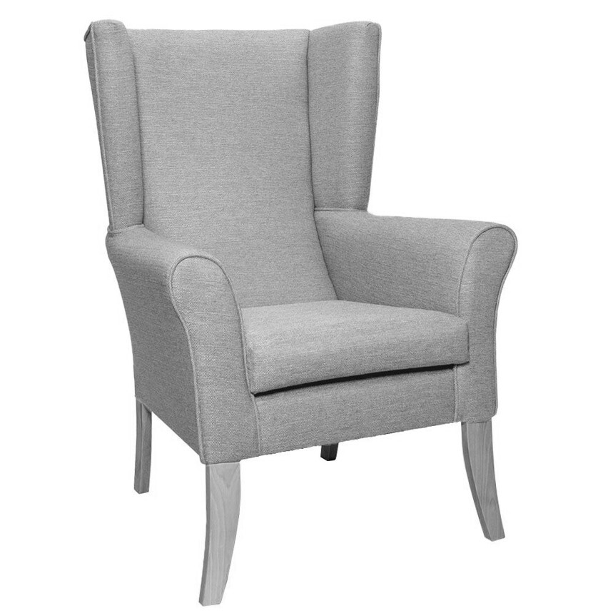 High Back Armchair with wings